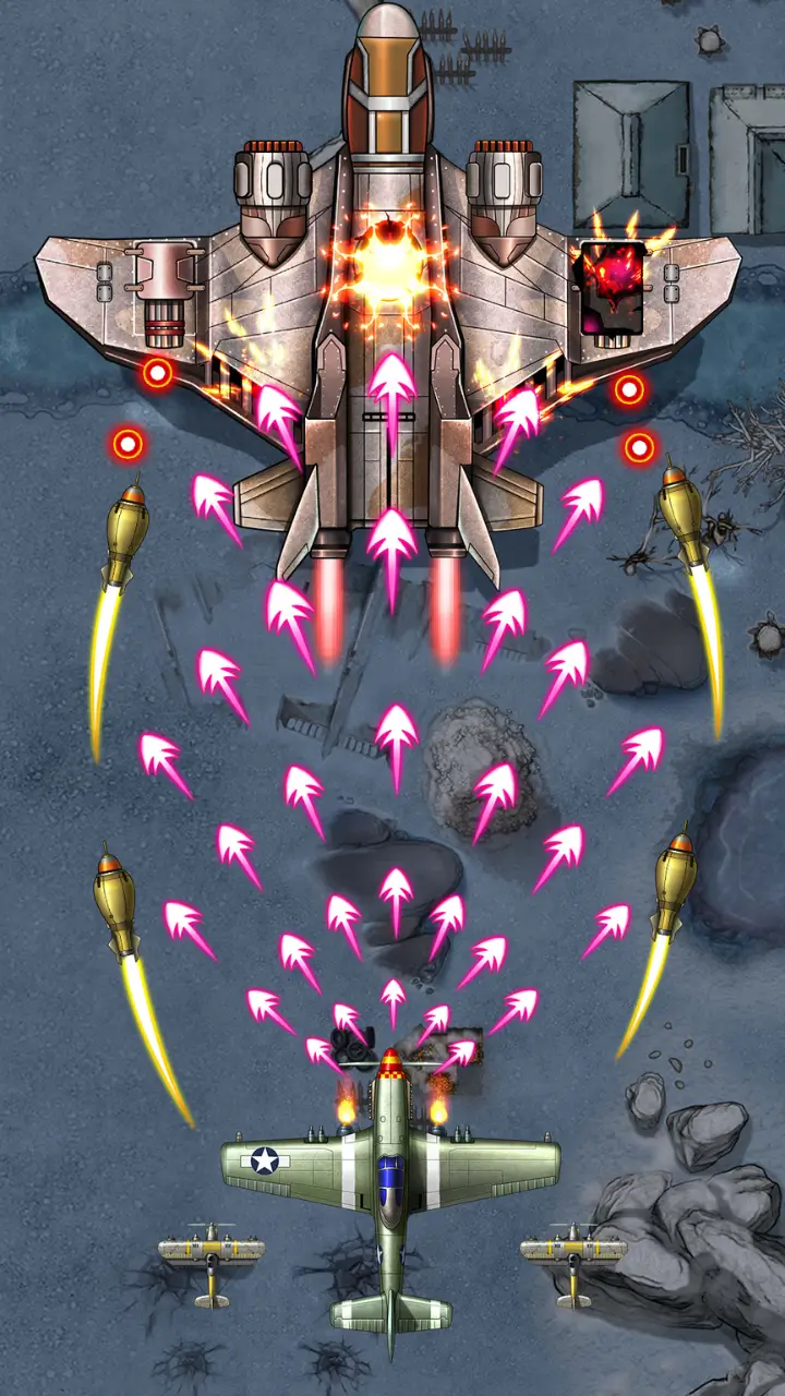1941 AirAttack MOD APK Screenshot 4
