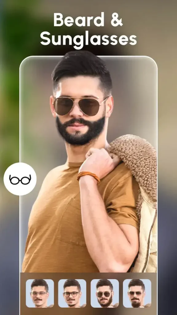 FixPlus MOD APK Beard and Sunglasses