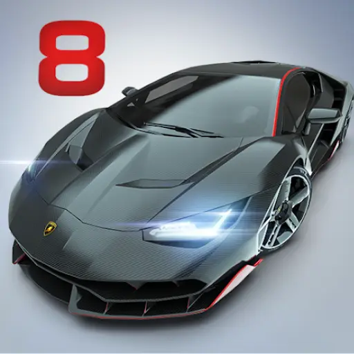 Asphalt 8 MOD APK app logo
